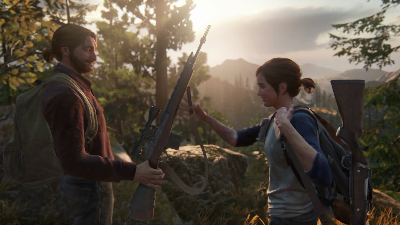 The Last of Us 2 - Tommy teaches Ellie how to shoot 