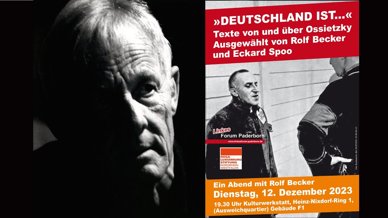 "Deutschland ist..." - Texte von und über Ossietzky. Ausgewählt von Rolf Becker und Eckard Spoo