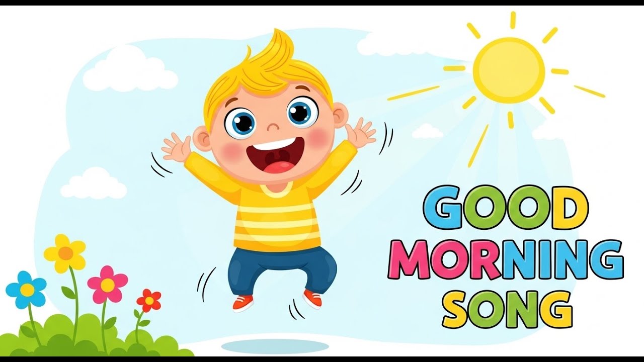Песенка «Доброе утро» для детей 🌞 | Песенка для пробуждения | Утренняя рутина для малышей