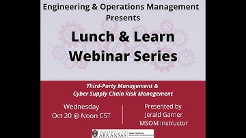 Third Party Management & Cyber Supply Chain Risk Management