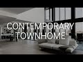 Contemporary townhome design  mirador group