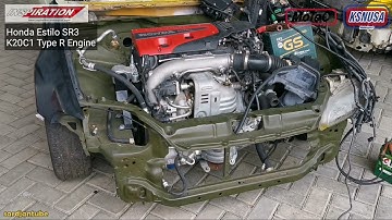 Honda K20C1 Engine Swap into Civic Estilo SR3 / EG6 - MoTeC M1 - The First in Indonesia