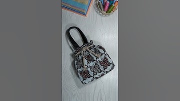 DIY Drawstring Bag | How to Make Cute Drawstring Bag | Sewing Tutorial