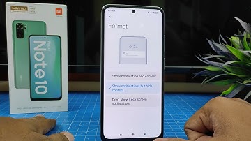 How to hide Notification Content in Lockscreen in Redmi Note 10, Redmi Note 10 Pro