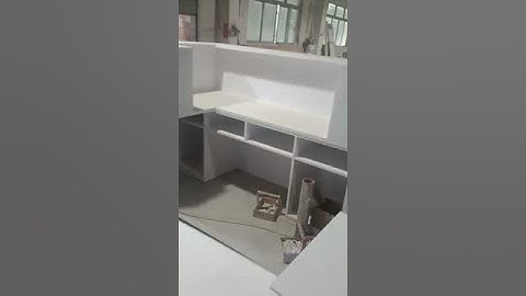 solid surface reception desk