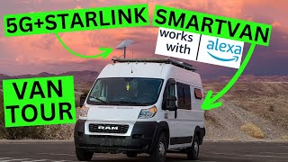 Van Tour  5G+Starlink AlexaEnabled RAM Promaster Camper Van