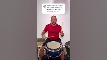 “Quarter Note Triplets Are The Bane Of My Existence!” #drums