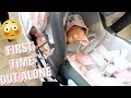 FIRST TIME OUT ALONE WITH A NEWBORN AND TODDLER!