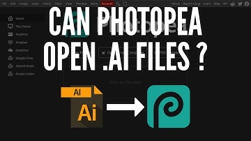 Can Photopea open and edit Adobe Illustrator (.Ai) vector files ?