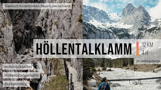 Die Höllentalklamm - Wanderung ins Höllental am Fuße der Zugspitze