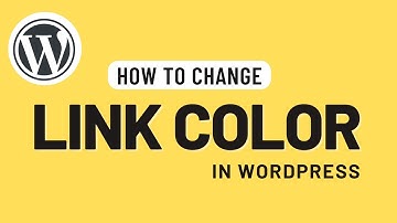 How to Change Link Color in WordPress✅