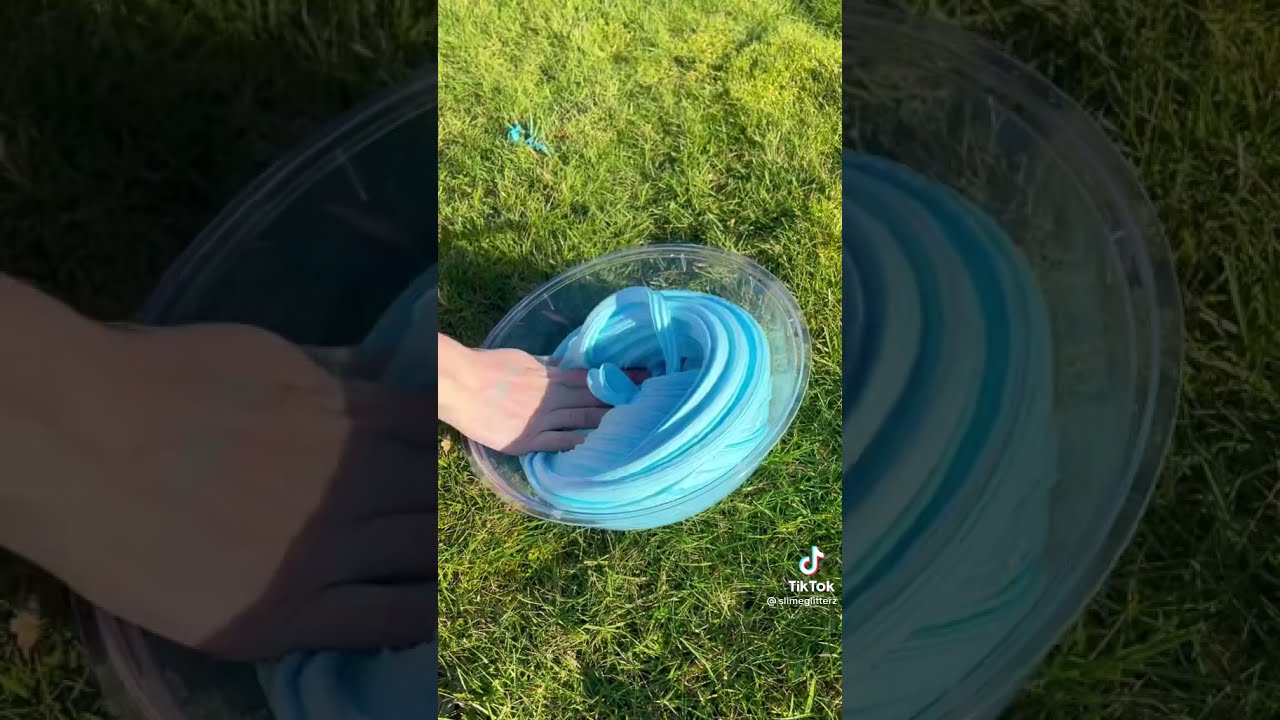 Faccio lo slime con l’acqua senza colla senza bicarbonato e senza liquido per lentine