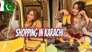 Rickshaw Ma beth kar karachi ma shopping ki 🛺😁 || #alizehjamali