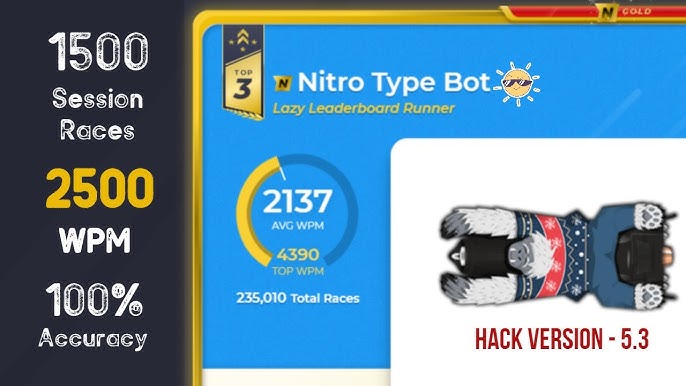 Race Now - 100% Free  Nitro Type - CubeForTeachers - Cube For Teachers