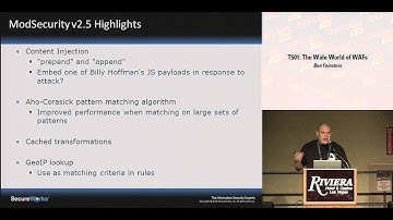 DEF CON 16 - Ben Feinstein: The Wide World of WAF