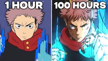 I Animated Jujutsu Kaisen in 1 Vs 100 Hours