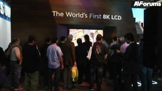 CES 2012 - Sharp 8K LED LCD TV prototype shown at CES