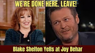 Blake Shelton & Joy Behar's HEATED Clash on The View About Aging Parents