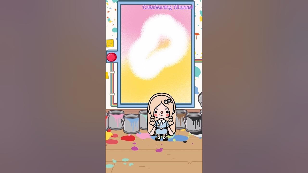 Cute Paintings Toca Boca 🖌️ tocaboca tocalifeworld shorts YouTube