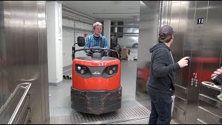 Crazy Elevator Ride Borrowed Truck In An Elevator Yolo