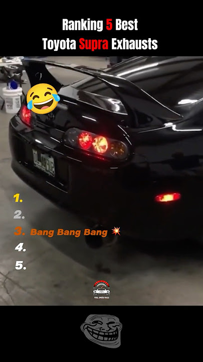 Ranking 5 Best Toyota Supra Exhausts 🔥 🚀