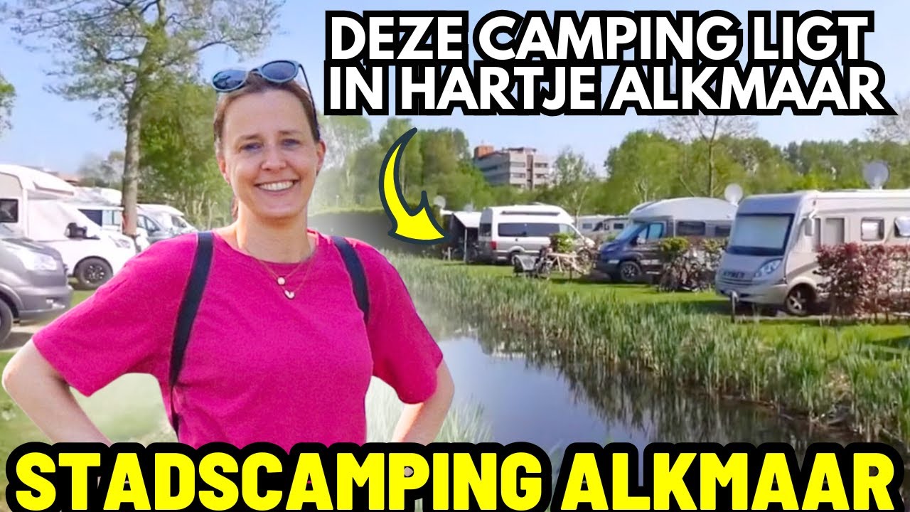 #446 DEZE CAMPING LIGT MIDDENIN DE STAD I Camping Alkmaar