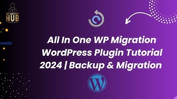 All In One WP Migration WordPress Plugin Tutorial 2024 | Backup & Migration