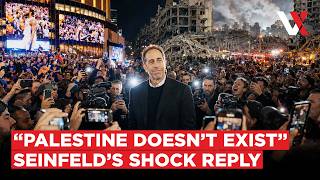 "What Up, Free Palestine?" Seinfeld's 3-Word Reply Outside Garden Splits The Internet | VERTEX screenshot 4