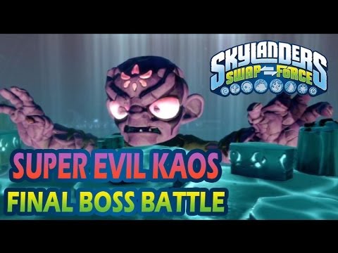 Skylanders SWAP Force - Super Evil Kaos Final Boss Battle