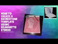 HOW TO MAKE A RHINESTONE TEMPLATE