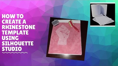 HOW TO MAKE A RHINESTONE TEMPLATE