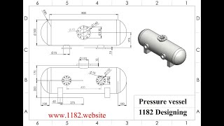 Tutorial of a 3D Pressure Vessel using Solidworks