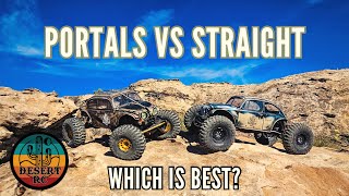 Portals Vs. Straight Axles Rc Rock Crawling Course