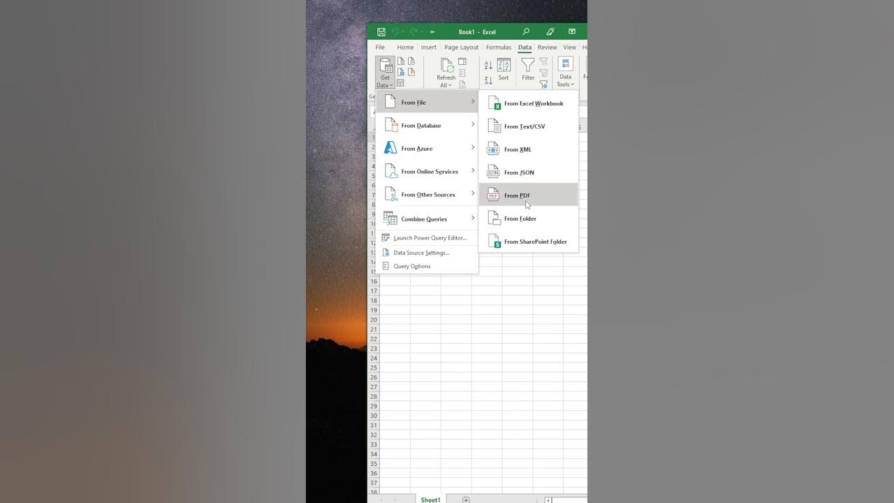 Convert table pdf to excel youtube