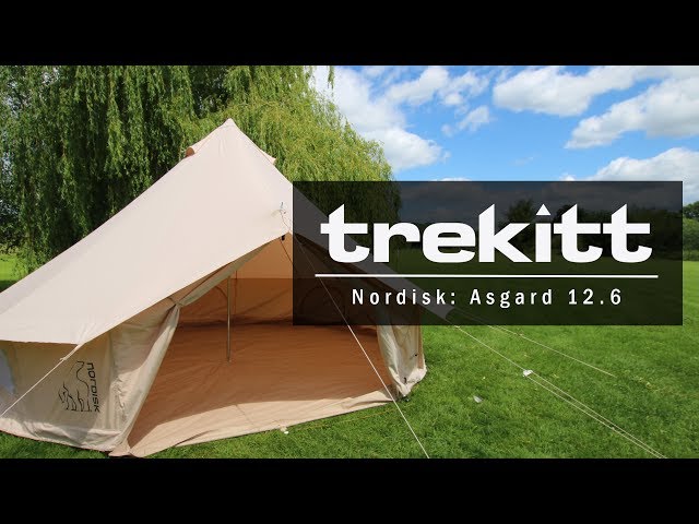 Inside Look & Setup: Nordisk Asgard 12.6m Cotton Tent - YouTube