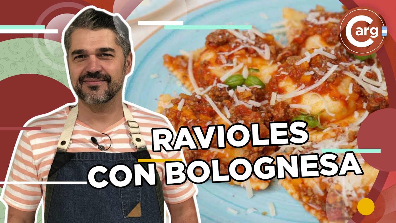 CLÁSICOS RAVIOLES CON BOLOGNESA - YouTube