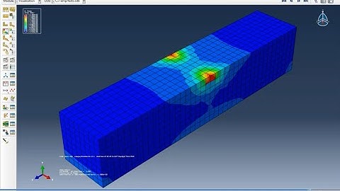 Beam Static Bending FEA Standard Analysis - ABAQUS Tutorial