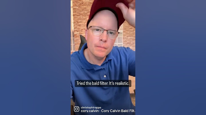 Tried the bald filter. It’s realistic. #shorts