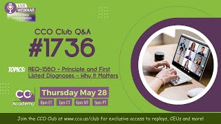 CCO Club Q&A #1736 📱