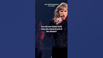 how old was Taylor Swift when she released each of her albums?
