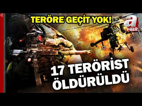 PKK'ya darbe üstüne darbe! Suriye ve Irak'ın kuzeyinde 17 terörist etkisiz hale getirildi | A Haber
