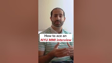 How to ace an NYU MMI interview