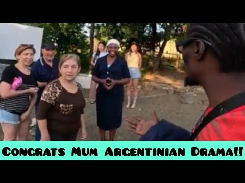 Drama As Congrats Mum Is Thrown Out By Argentinian Family Marwa Begs Big
