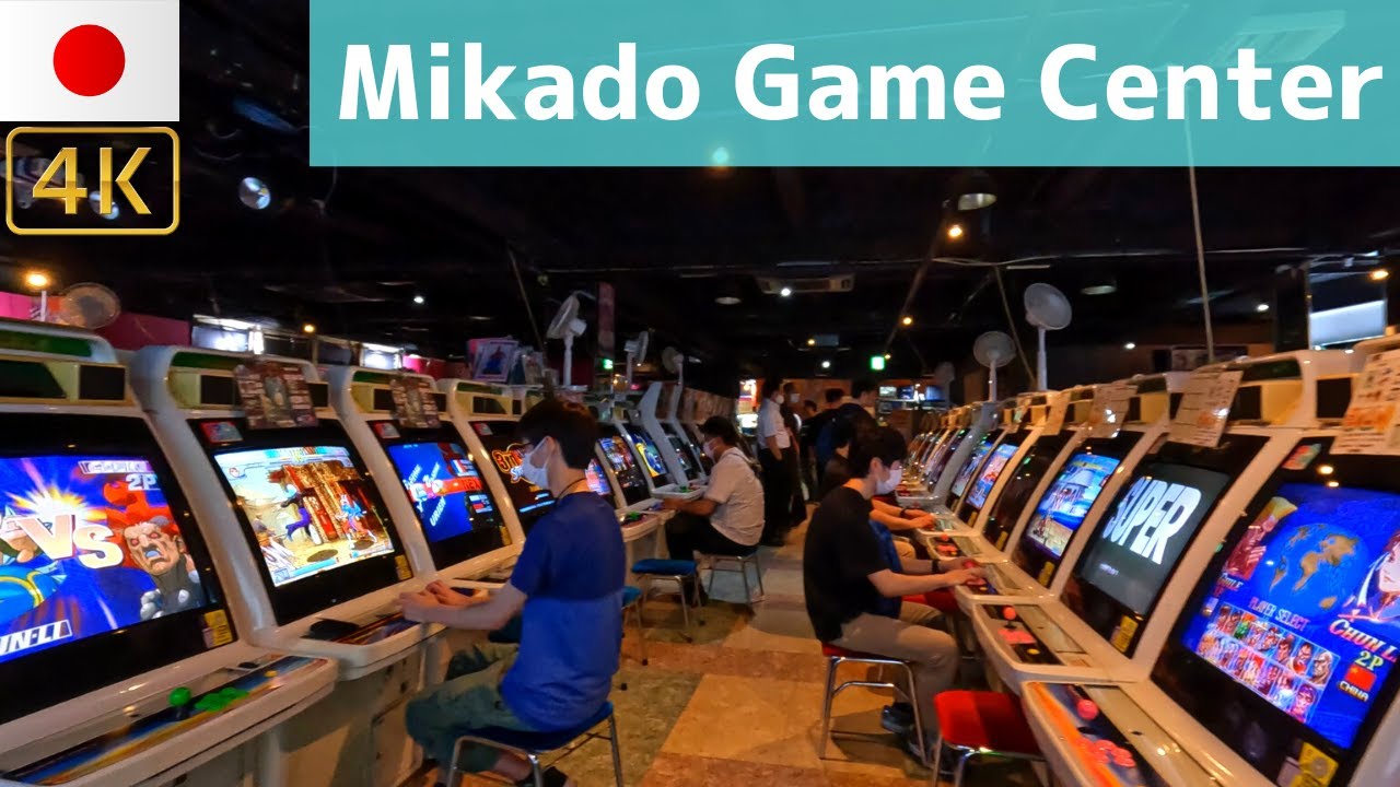 Mikado Game Center Tokyo Arcade Games 4k virtual tour / Japan Trip