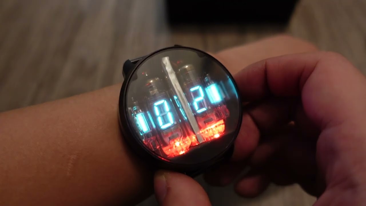 Nixoid Nixie Space VFD Watch unboxing + overview - Fallout style 