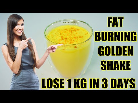 Turmeric Milk For Weight Loss | Lose 1Kg In 3 Days | Golden Milk Recipe