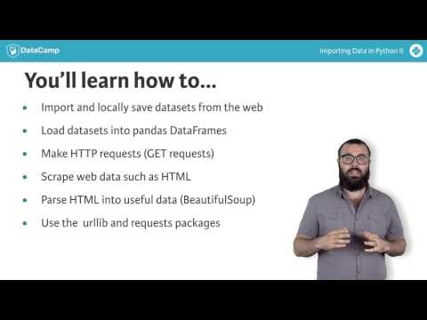 Python tutorial: Importing flat files from the web
