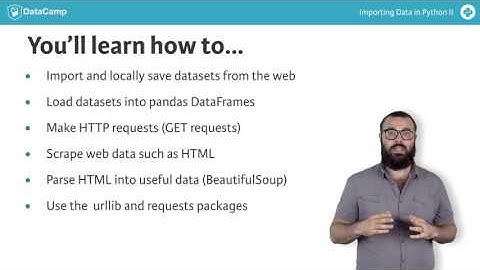 Python tutorial: Importing flat files from the web