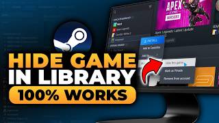 How To Hide Game in Steam Library (𝟮𝟬𝟮𝟲) | 100% WORKS | NO Yapping, To The Point! | FAST & EASY