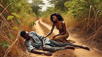 poor village girl rescue a di£ing man in the forest unaware he is a multi billionaire #folktales